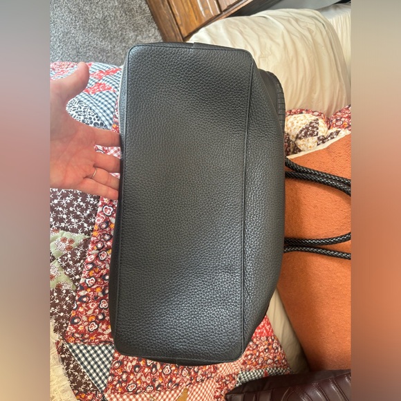 Tory Burch Pebbled Leather Tote - Picture 8 of 9